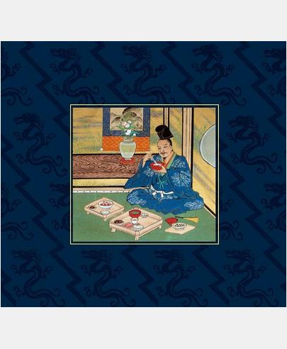 DES MERITES COMPARES DU SAKE ET DU RIZ ILLUSTRE PAR UN ROULEAU JAPONAIS DU XVIIE SIECLE