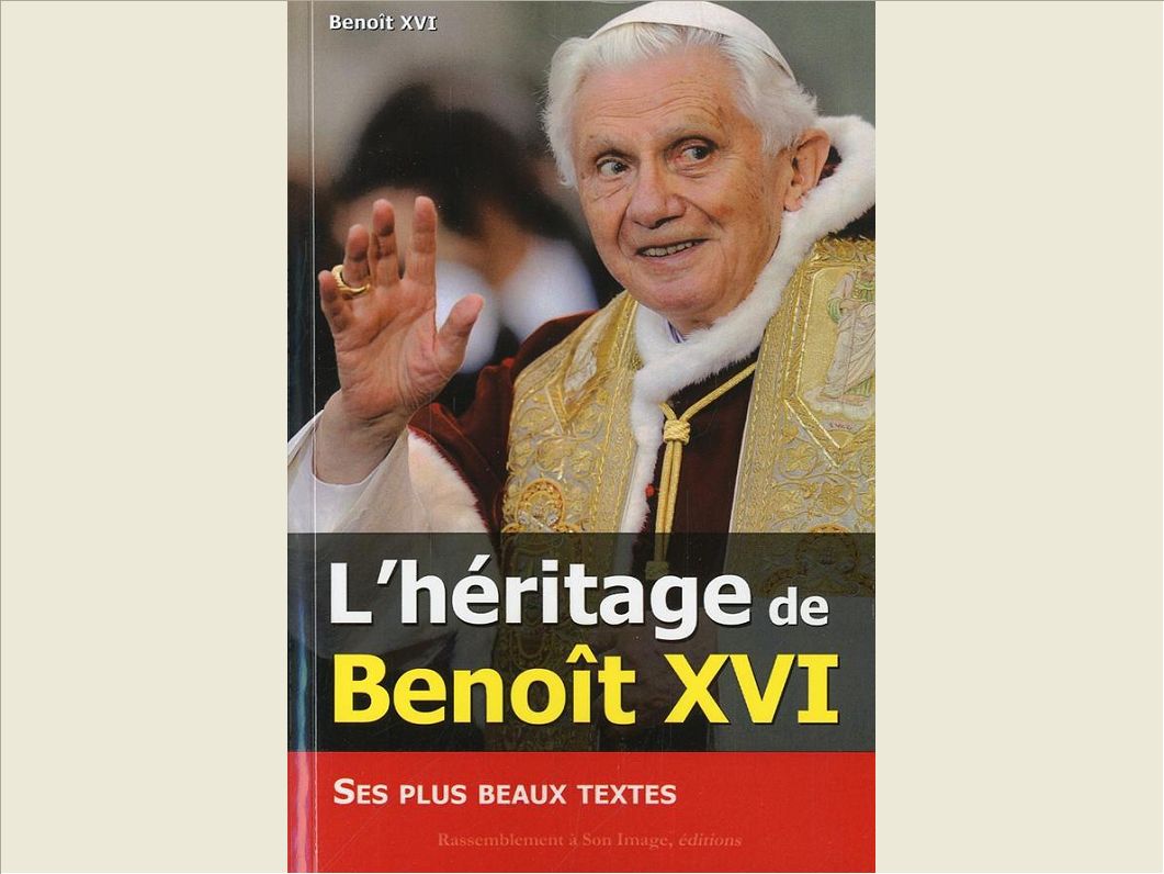 L'HERITAGE DE BENOIT XVI - L61