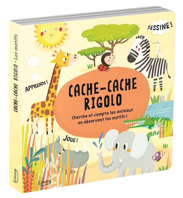 CHERCHE ET COMPTE LES ANIMAUX EN OBSERVANT LES MOTIFS  (COLL. CACHE-CACHE RIGOLO