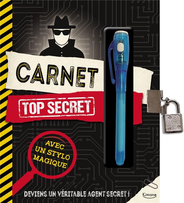CARNET TOP SECRET (COLL. CARNET & PETITS PAPIERS) - AVEC UN STYLO A ENCRE INVISIBLE