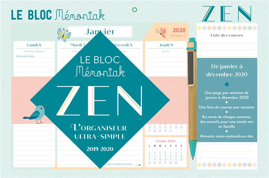 LE BLOC MEMONIAK ZEN 2020
