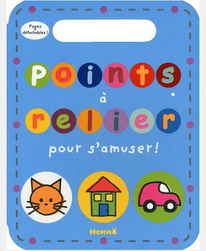 POINTS A RELIER POUR S'AMUSER ! (FOND BLEU) - PAGES DETACHABLES