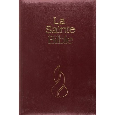 BIBLE SEGOND 1979 BORDEAUX  FIBROCUIR  10*16 FERMETURE TRANCHE OR