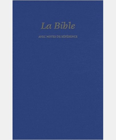 LA SAINTE BIBLE SEGOND 21 AVEC NOTES, RIGIDE BLEU