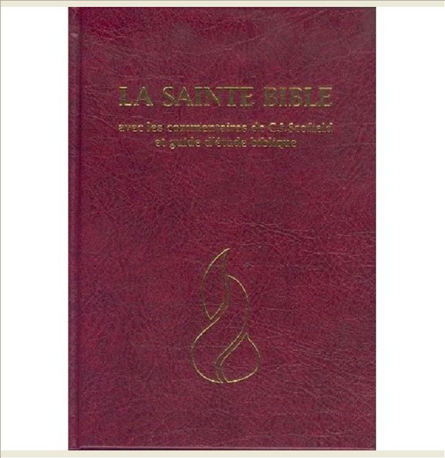 BIBLE NEG SCOFIELD RIGIDE GRENAT