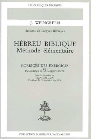 HEBREU BIBLIQUE CORRIGE DES EXERCICES