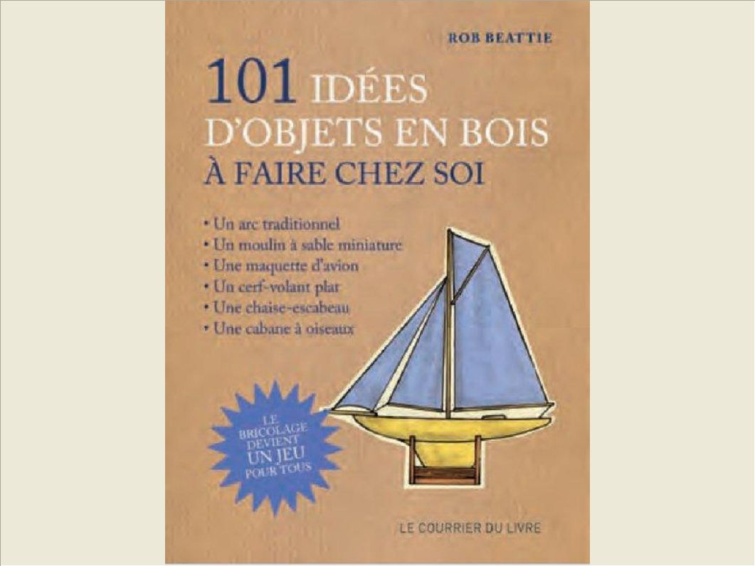 101 IDEES D'OBJETS EN BOIS A FAIRE CHEZ SOI