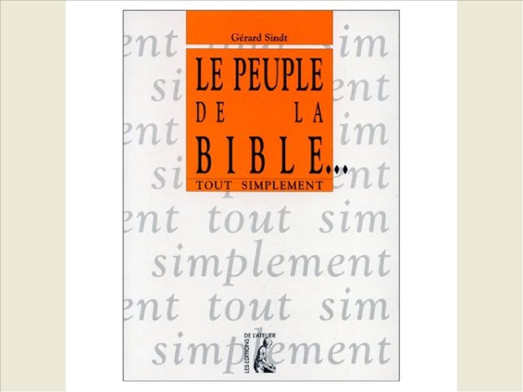 LE PEUPLE DE LA BIBLE