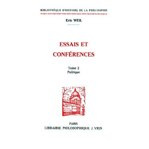 ESSAIS ET CONFERENCES  T 2,  POLITIQUE