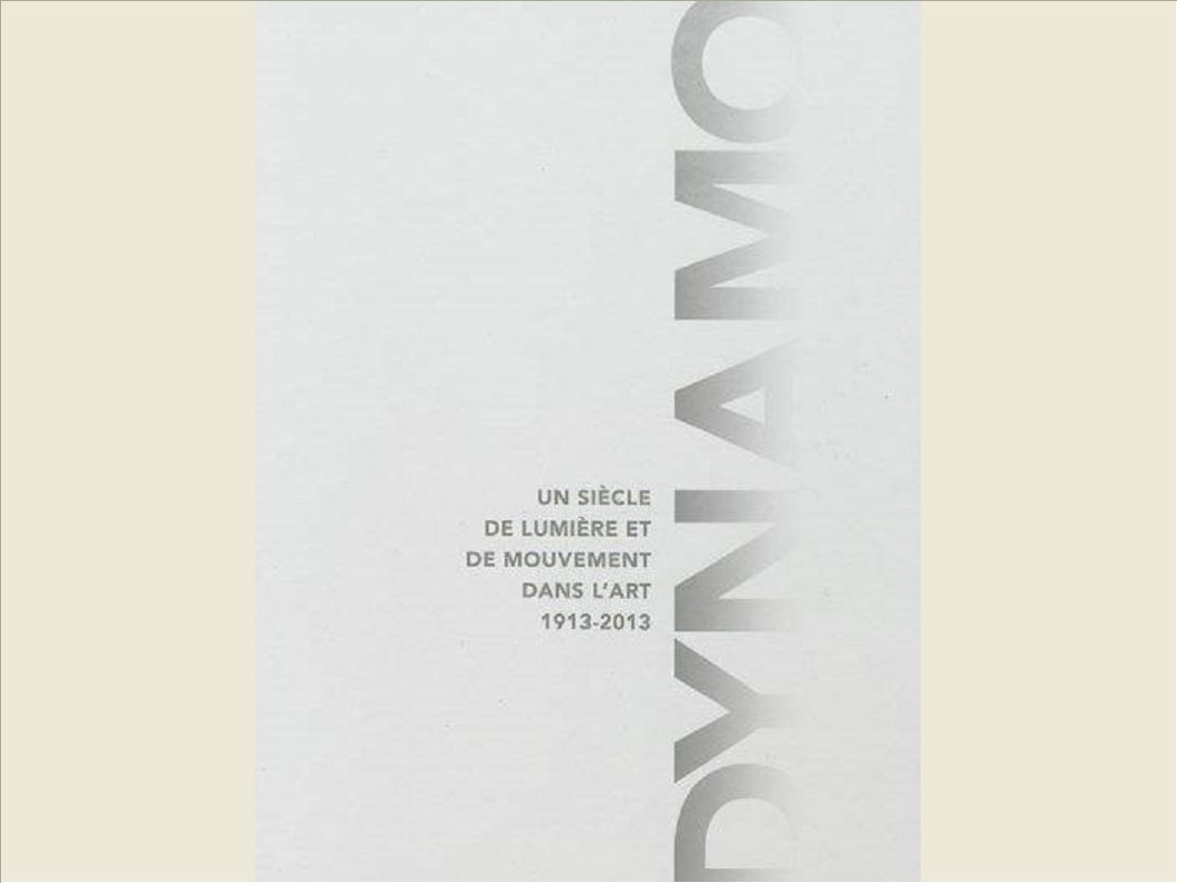 DYNAMO - CATALOGUE - UN SIECLE DE  LUMIERE ET DE MOUVEMENT DANS L'ART 1913-2013