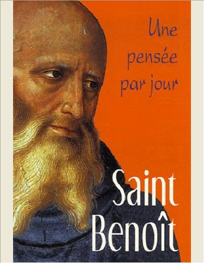 SAINT BENOIT: UNE PENSEE PAR JOUR