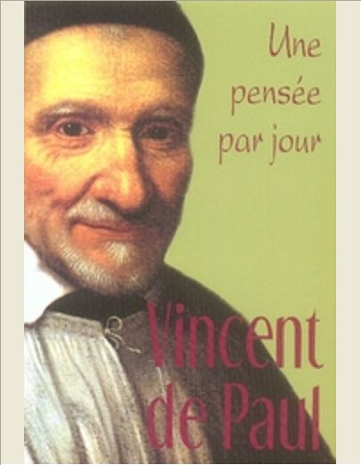 VINCENT DE PAUL: UNE PENSEE PAR JOUR