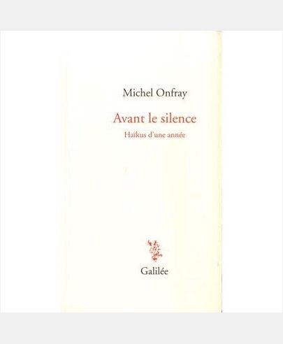 AVANT LE SILENCE