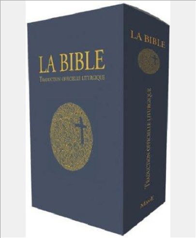 LA BIBLE. TRADUCTION OFFICIELLE LITURGIQUE. EDITION CADEAU TRANCHE DOREE