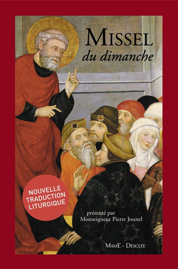MISSEL DU DIMANCHE - JOUNEL - NE - ROUGE GRENAT - TRANCHE DOREE