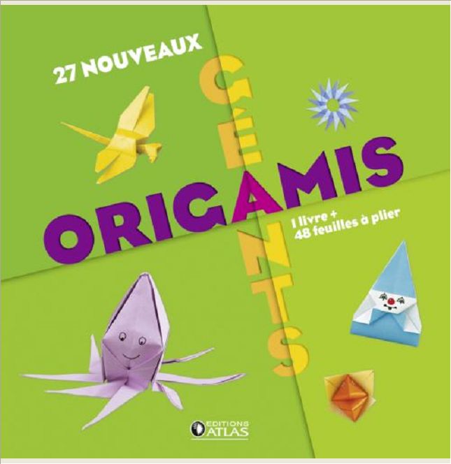 COFFRET 27 NOUVEAUX ORIGAMIS GEANTS - 30 NOUVEAUX ORIGAMIS GEANTS