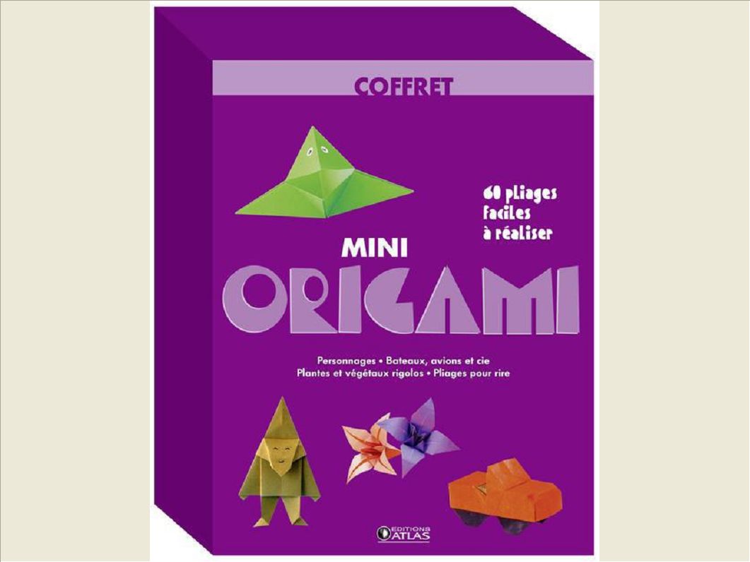 MON COFFRET 60 ORIGAMIS - FACILES A REALISER