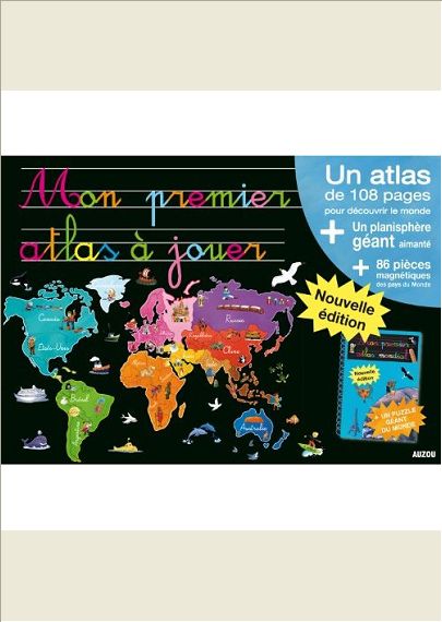 A LA DECOUVERTE DE  - MON PREMIER ATLAS DU MONDE A JOUER (NOUVELLE EDITION)
