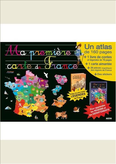 A LA DECOUVERTE DE - MA PREMIERE CARTE DE FRANCE