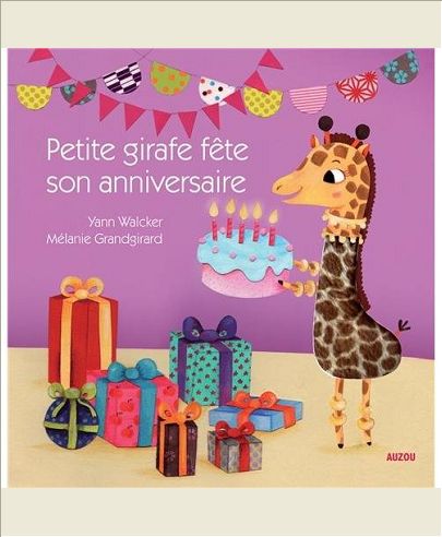 PETITE GIRAFE FETE SON ANNIVERSAIRE