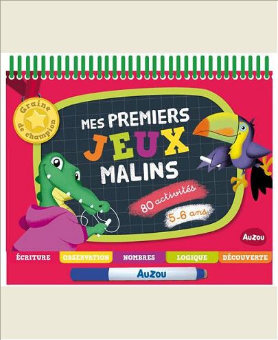 MES PREMIERS JEUX MALINS 5-6 ANS (GRAINES DE CHAMPION)