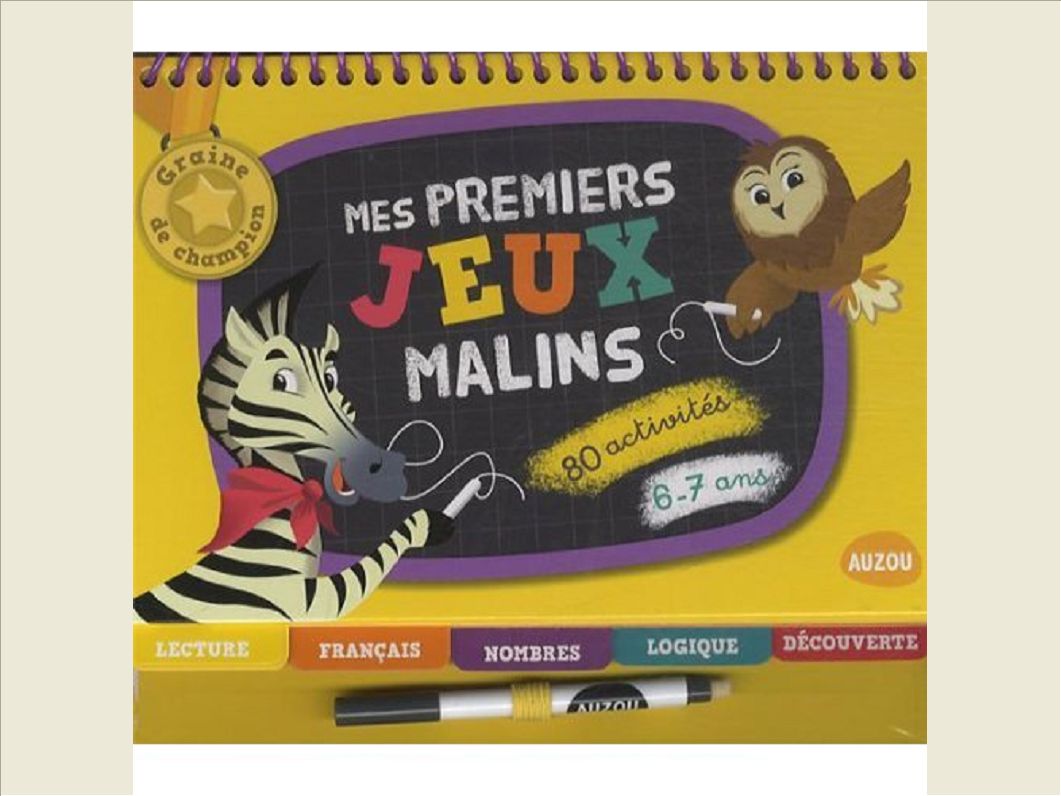 MES PREMIERS JEUX MALINS 6-7 ANS (COLL. GRAINE DE CHAMPION)