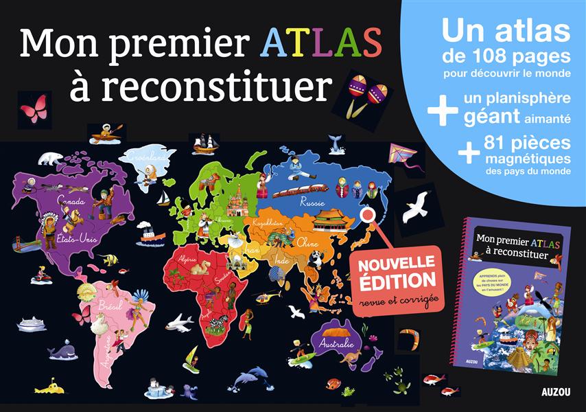 MA PREMIERE BOITE A JOUER - MON ATLAS A RECONSTITUER - EDITION 2014