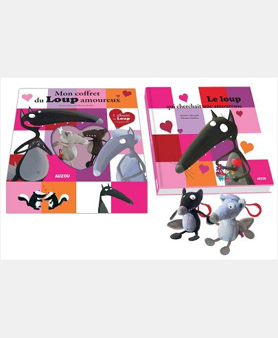 MON COFFRET DU LOUP AMOUREUX + 2 PORTE-CLES