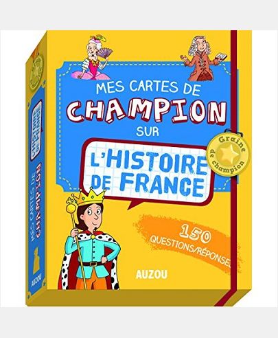 MES CARTES DE CHAMPION SUR L'HISTOIRE DE FRANCE