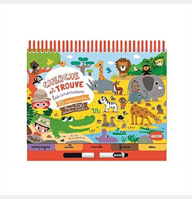 CHERCHE ET TROUVE LES ANIMAUX (COLL. BLOC-NOTES)