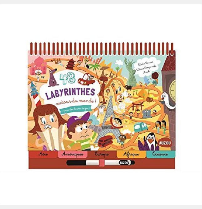 48 LABYRINTHES AUTOUR DU MONDE (COLL. BLOC-NOTES)