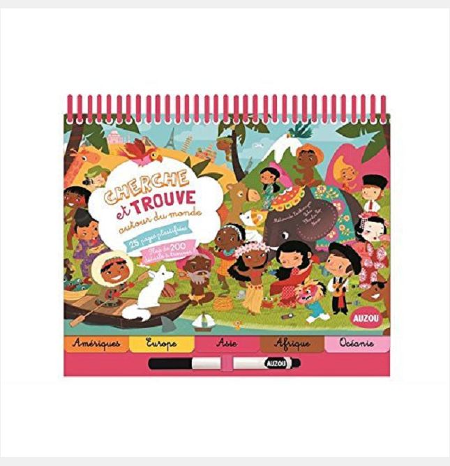 CHERCHE ET TROUVE AUTOUR DU MONDE - EDITION 2015 (COLL. BLOC-NOTES)