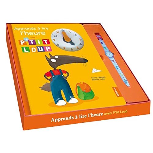 COFFRET APPRENDS A LIRE L'HEURE AVEC P'TIT LOUP - NOUVELLE EDITION