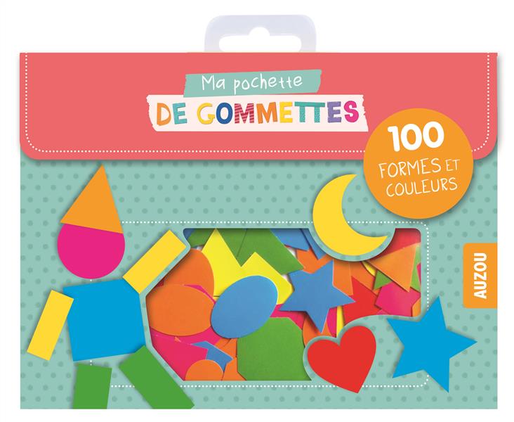 MA POCHETTE DE GOMMETTES - 100 GOMMETTES FORMES ET COULEURS