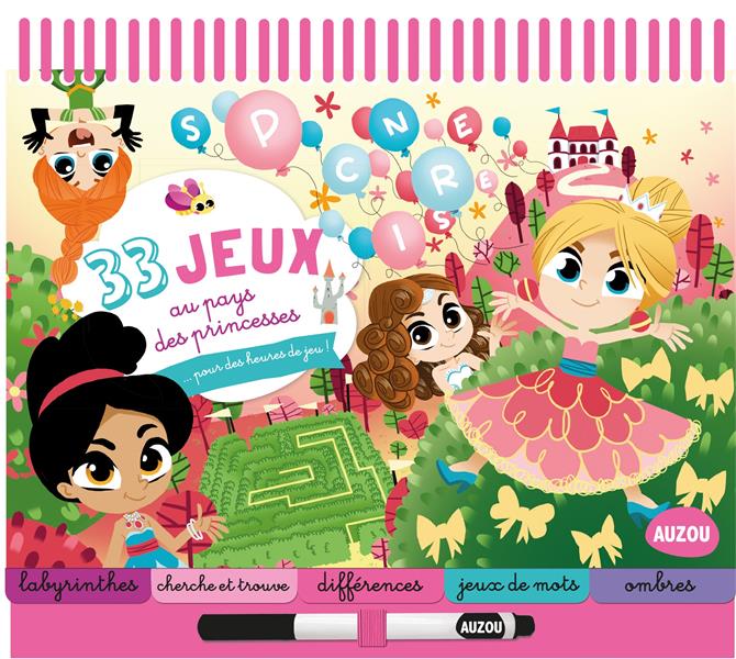 33 JEUX AU PAYS DES PRINCESSES ! (COLL. BLOC-NOTES)