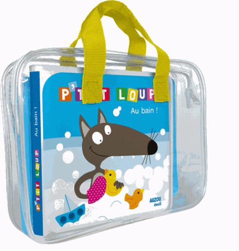 MA VALISETTE DE BAIN P'TIT LOUP AVEC JOUET - AU BAIN !