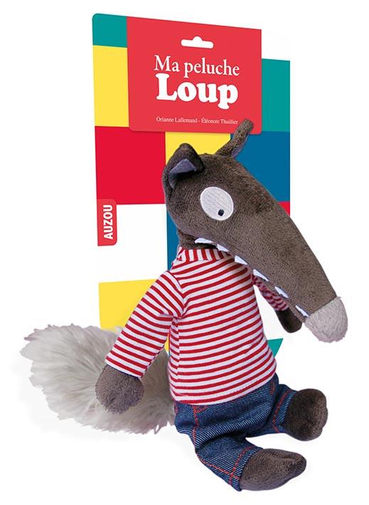MA PELUCHE LOUP HABILLEE - MARINIERE ET JEAN