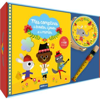MES COMPTINES A ECOUTER, A JOUER ET A MIMER - AVEC 1 CD A ECOUTER