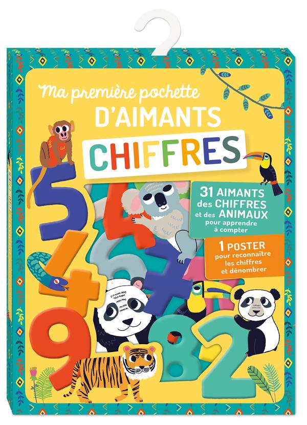 MA PREMIERE POCHETTE D'AIMANTS CHIFFRES