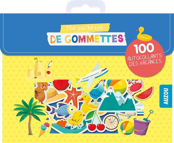 MA POCHETTE DE GOMMETTES - 100 AUTOCOLLANTS DES VACANCES
