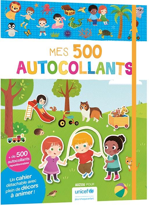 MES 500 AUTOCOLLANTS (AVEC UNICEF)