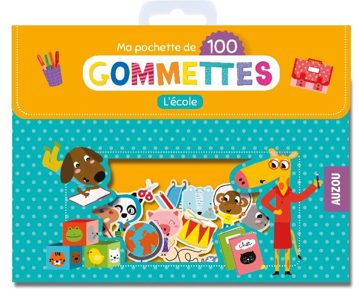 MA POCHETTE DE 100 GOMMETTES - L'ECOLE