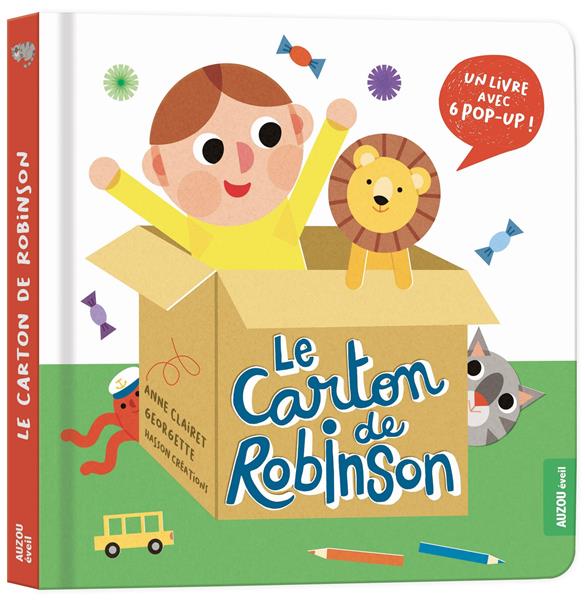 LE CARTON DE ROBINSON - UN LIVRE AVEC 6 POP-UP !