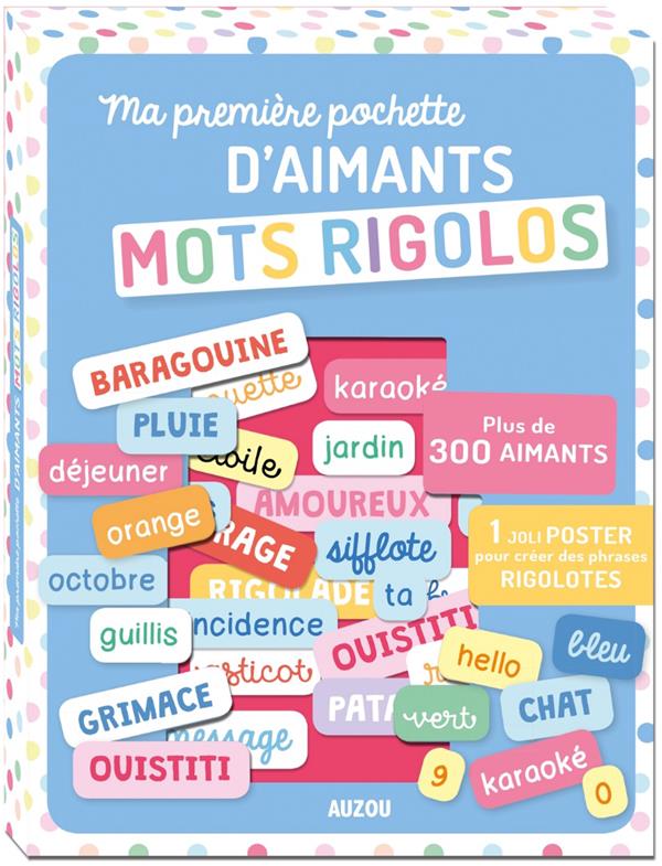 MA PREMIERE POCHETTE D'AIMANTS - MOTS RIGOLOS