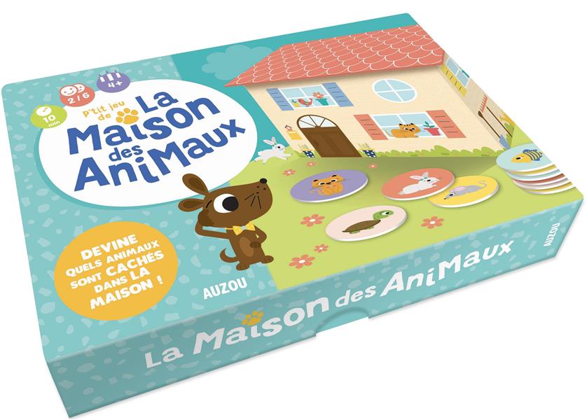 P'TIT JEU DE LA MAISON DES ANIMAUX - DEVINE QUELS ANIMAUX SONT CACHES DANS LA MAISON !