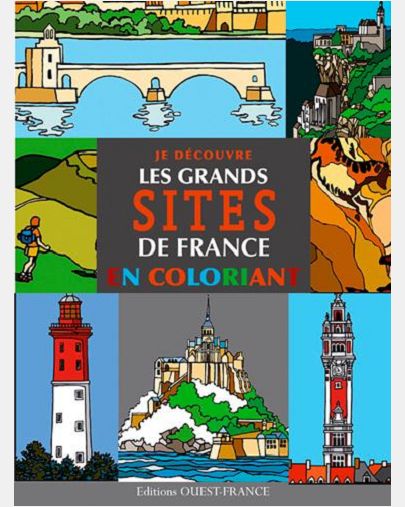 JE DECOUVRE SITES DE FRANCE EN COLORIANT
