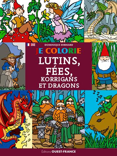JE COLORIE LES LUTINS, FEES, KORRIGANS ET DRAGONS