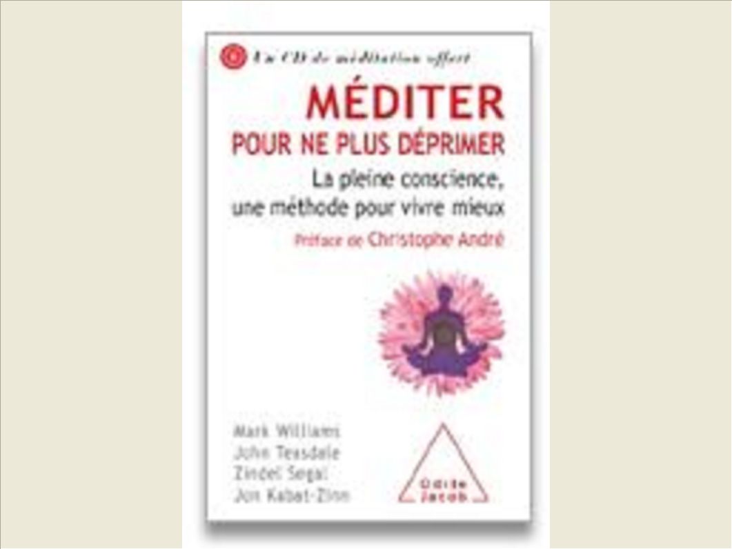 MEDITER POUR NE PLUS DEPRIMER - LA PLEINE CONSCIENCE, UNE METHODE POUR VIVRE MIEUX