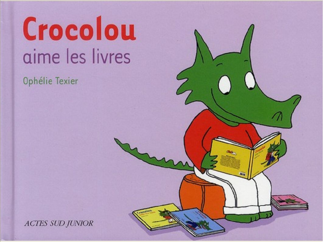 CROCOLOU AIME LES LIVRES
