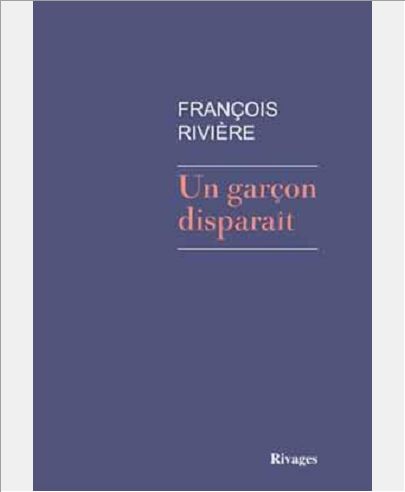 UN GARCON DISPARAIT